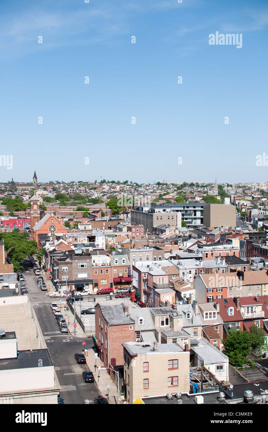 Eine Ansicht von Baltimore, Maryland, USA Stockfoto