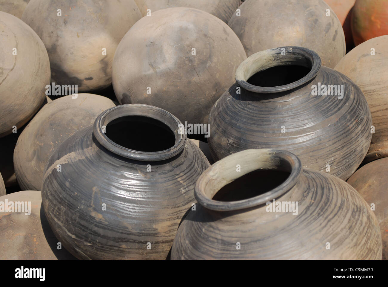 Schlamm-Topf-Nahaufnahme Stockfoto