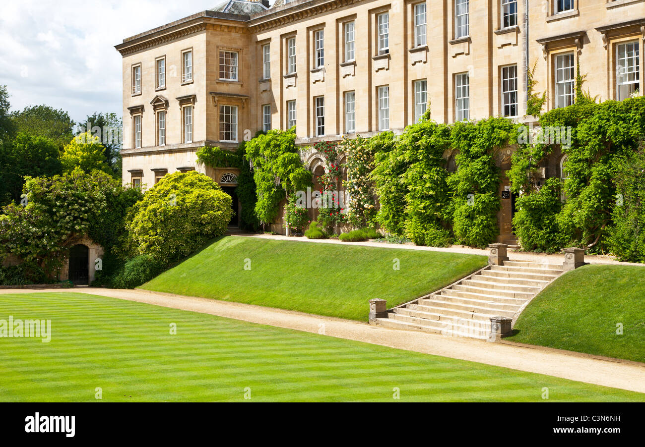 Die wichtigsten Quad von Worcester College, Universität Oxford, Oxfordshire, England, UK, Großbritannien Stockfoto