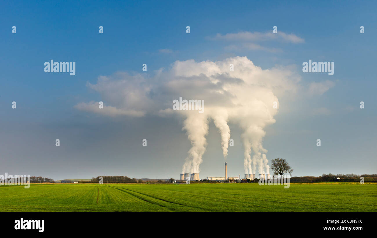 Kraftwerk Drax Stockfoto