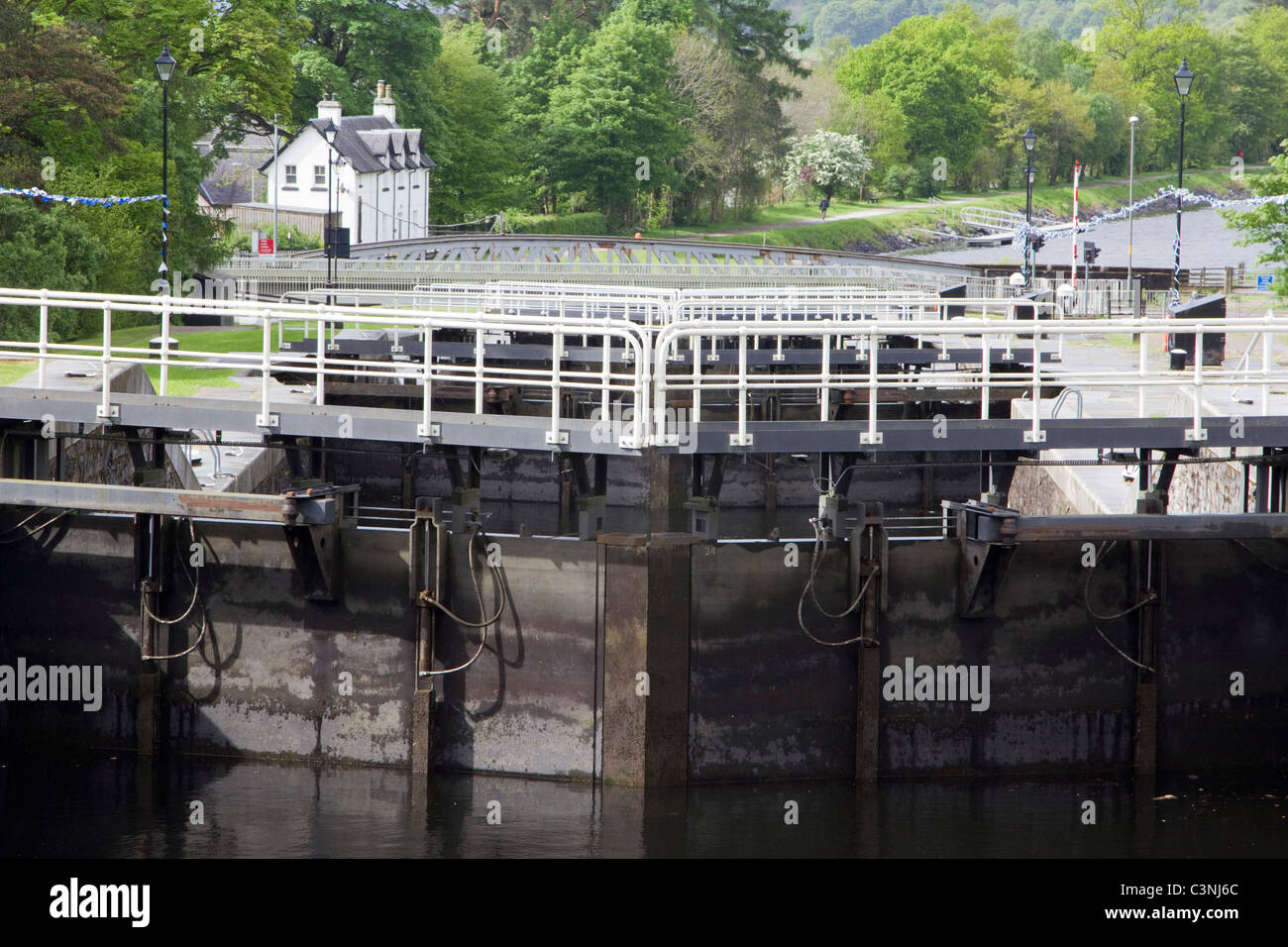 Neptuns Treppe Caledonian Canal Banavie, in der Nähe von Fort William Schottland Stockfoto