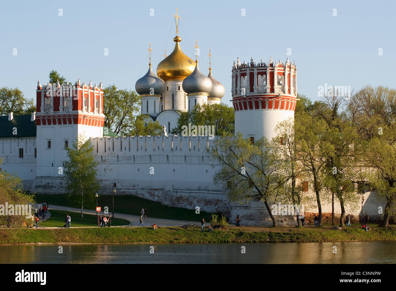 Kathedrale unserer Dame von Smolensk Stockfoto
