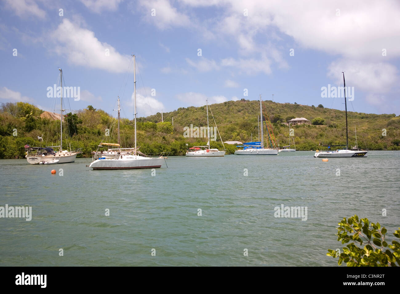 English Harbour auf Antigua Stockfoto