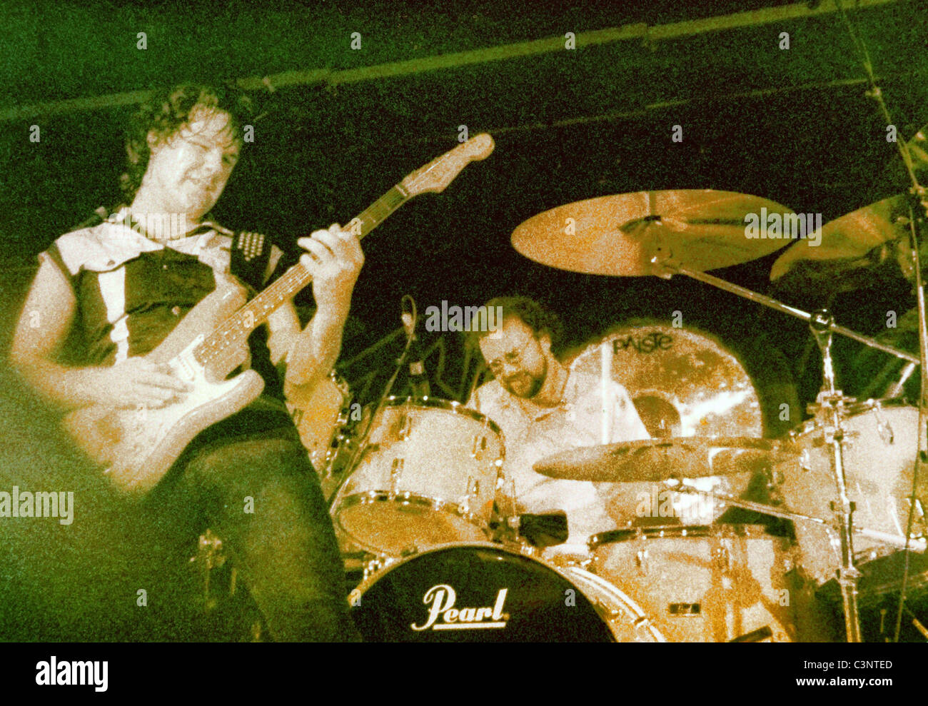 Gary Moore im Konzert Nottingham Rock City 1984 Stockfoto