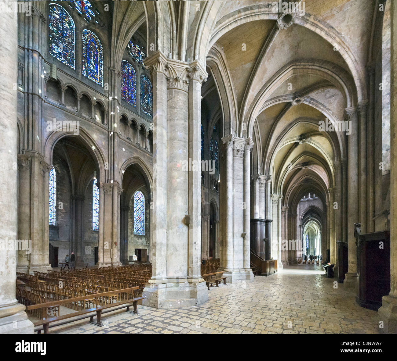 Die Kathedrale von Notre Dame, Chartres, Frankreich Stockfoto