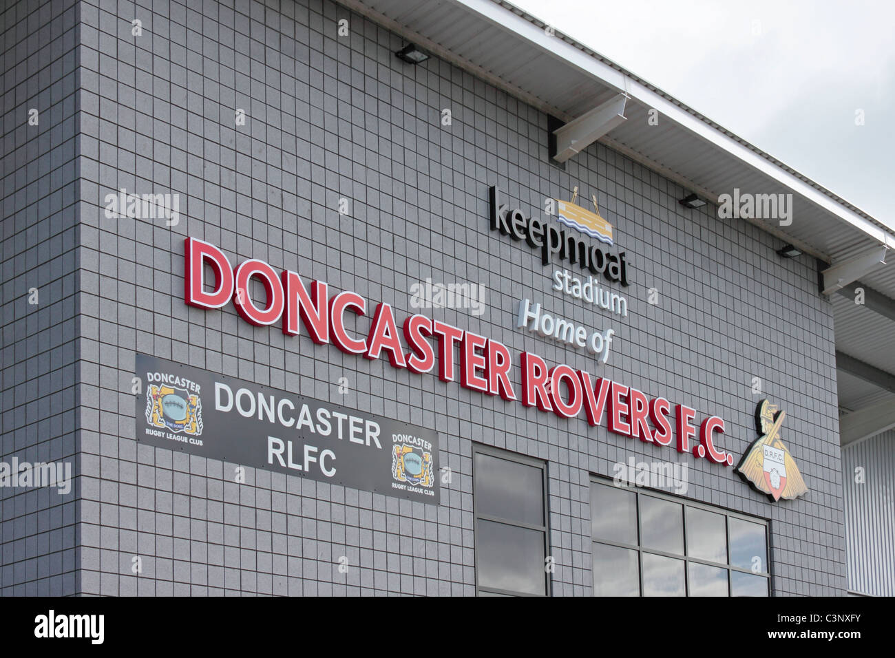 Doncaster Keepmoat Stadion, Heimat des Doncaster Rovers Football Club Stockfoto