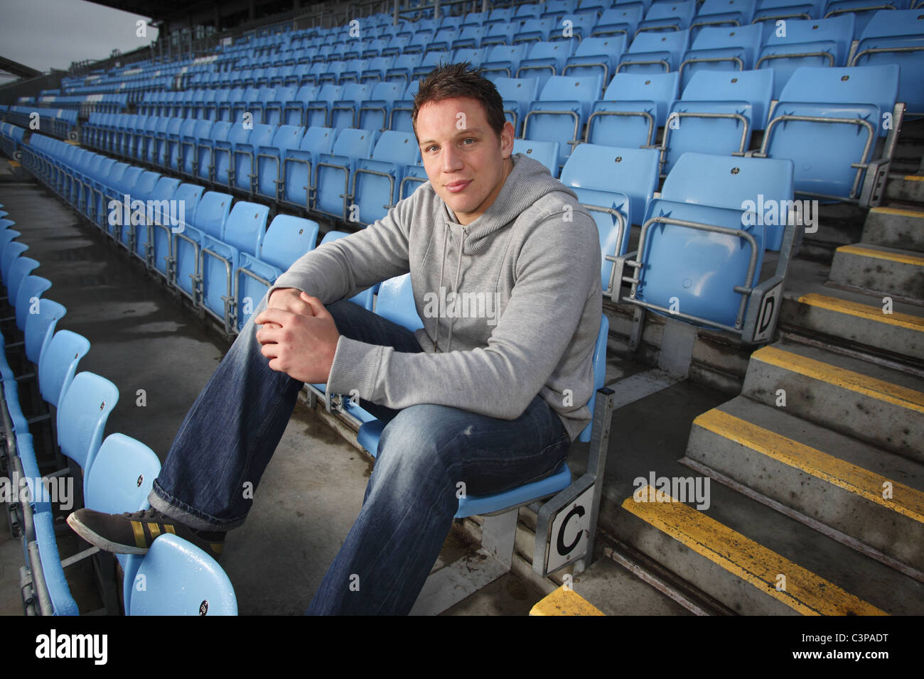 Exeter Chiefs Rugby-Star Tom Johnson Stockfoto