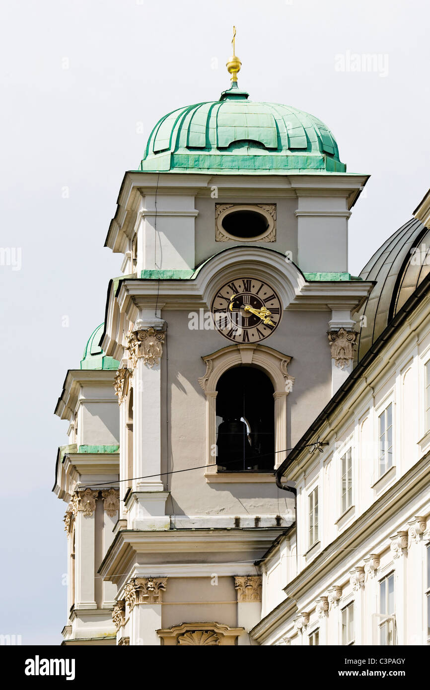 Österreich, Salzburg, Ansicht der Dreifaltigkeitskirche Stockfoto