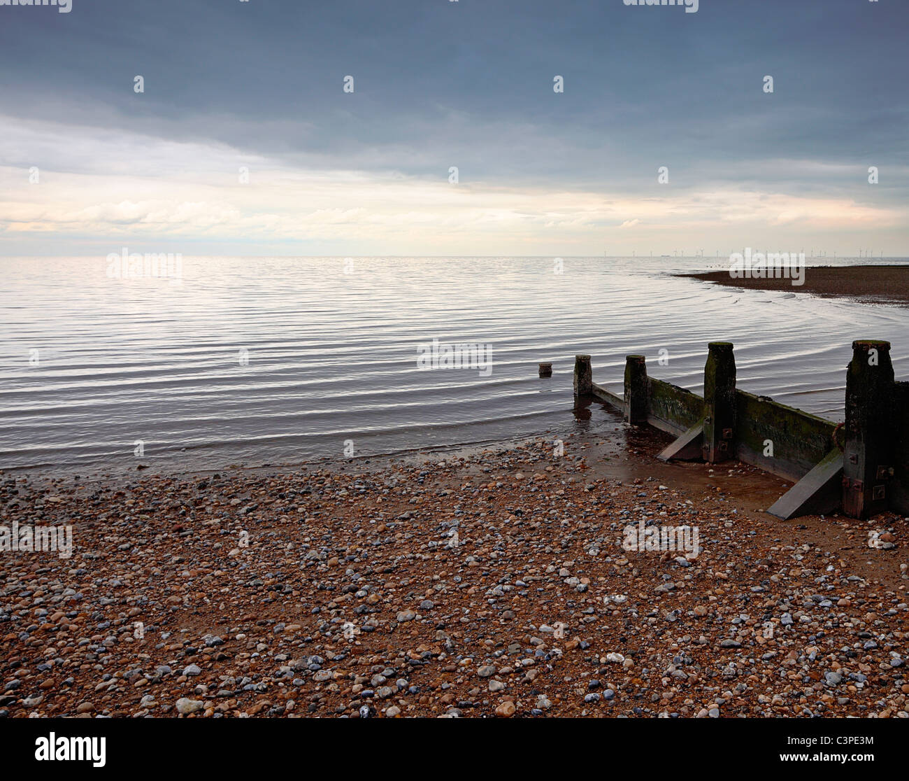 Ruhige See. Stockfoto