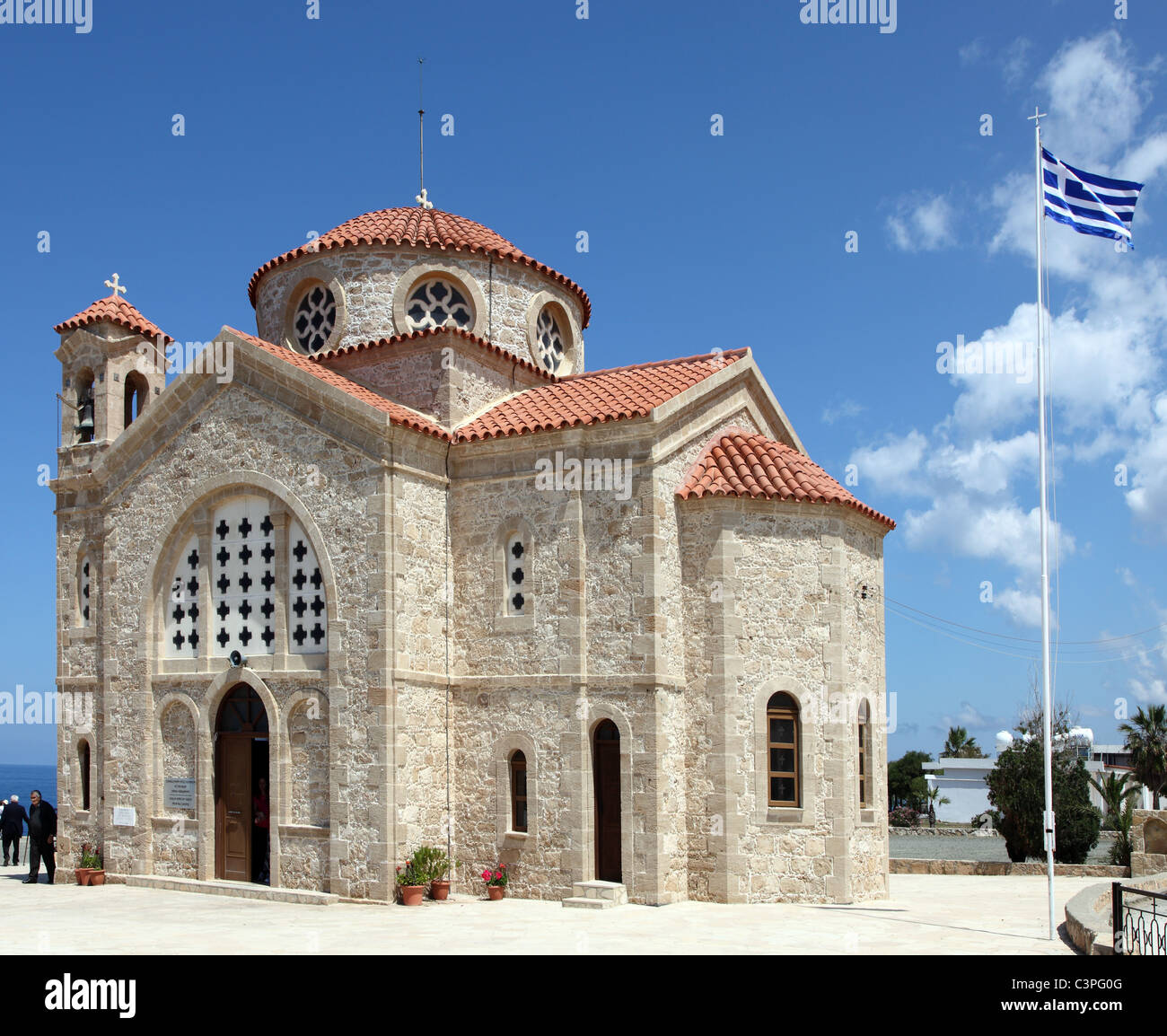 St.-Georgs Kirche, Pegeia, Zypern Stockfoto