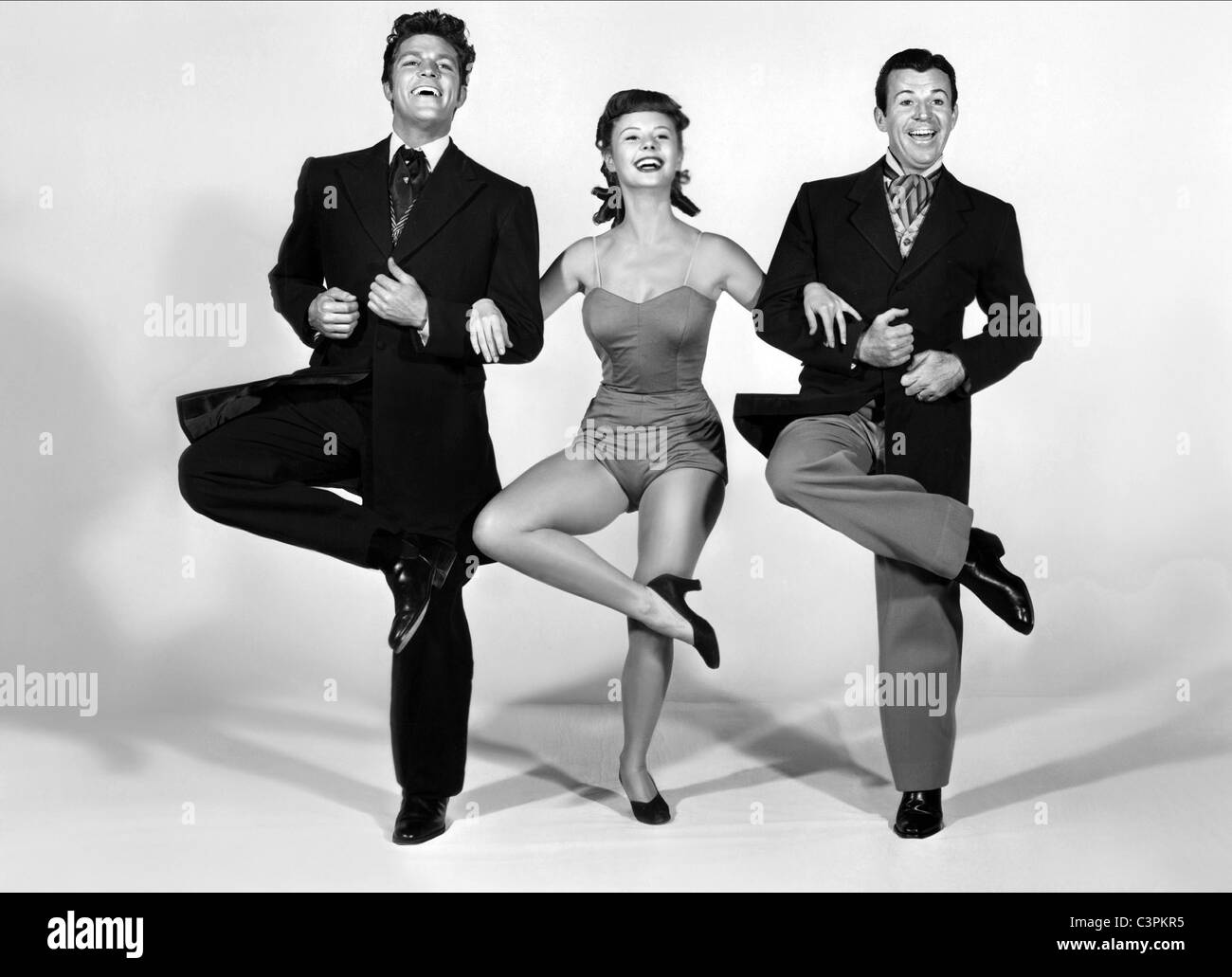 DALE ROBERTSON, Mitzi Gaynor, DENNIS TAG, GOLDEN GIRL, 1951 Stockfoto