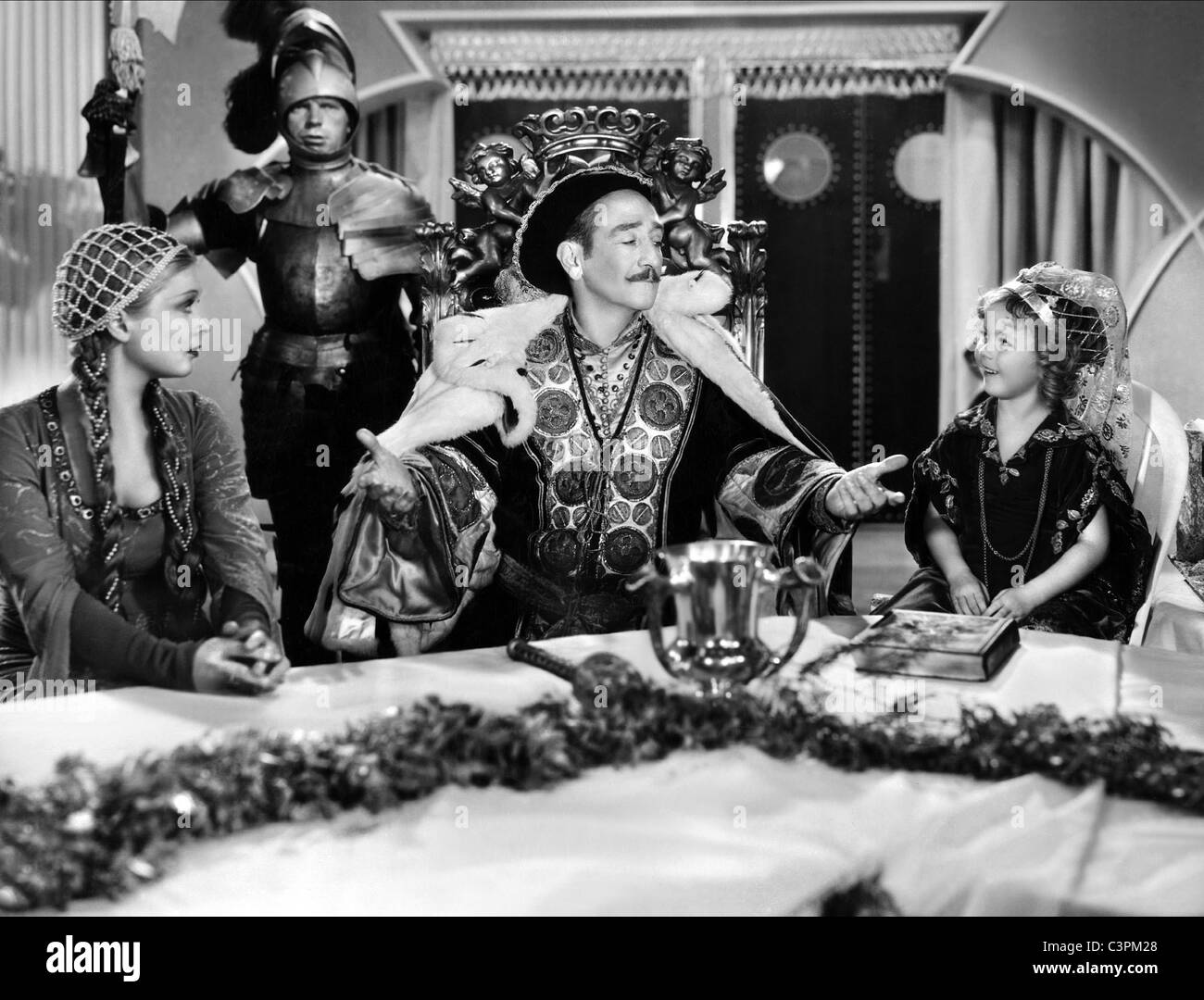 DOROTHY DELL, CHARLES BICKFORD, Shirley Temple, DAS MÄDCHEN IN DEN BAUER, 1934 Stockfoto