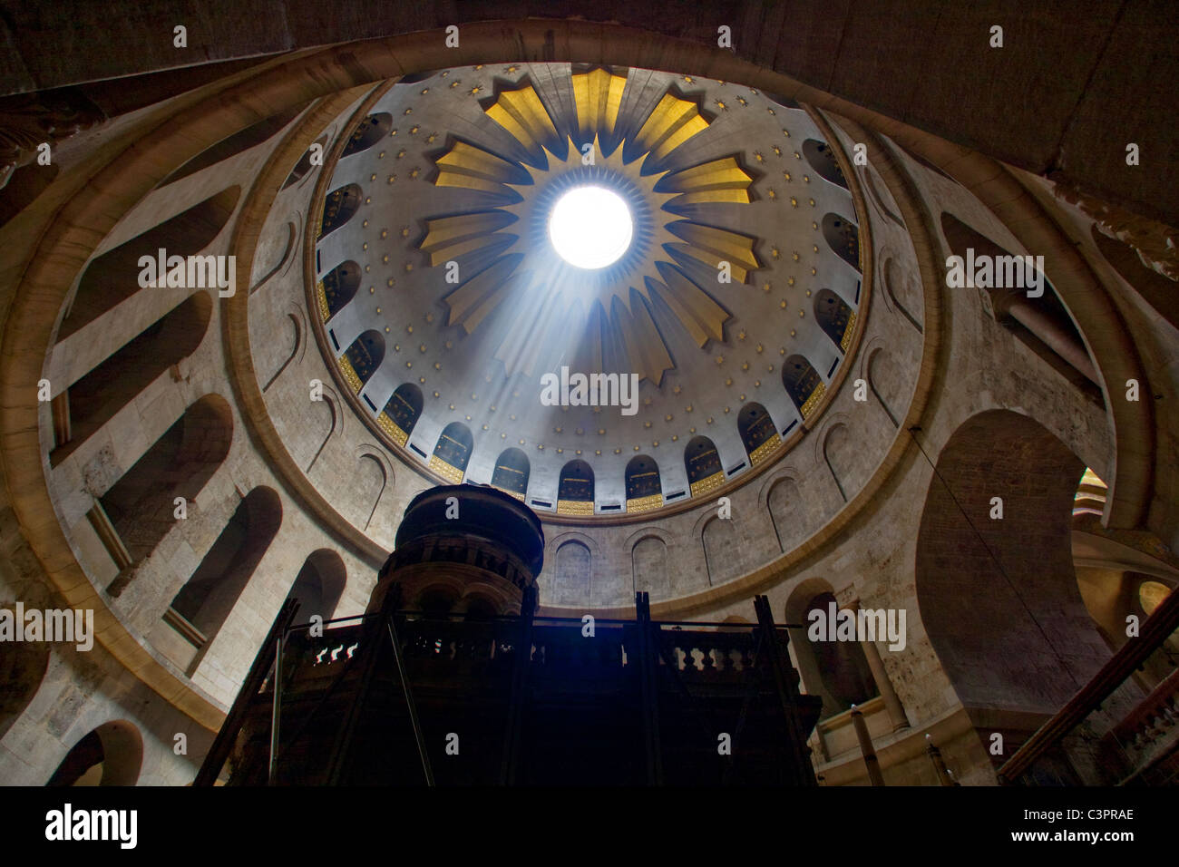 Im Inneren des Tempels in Jerusalem. Stockfoto