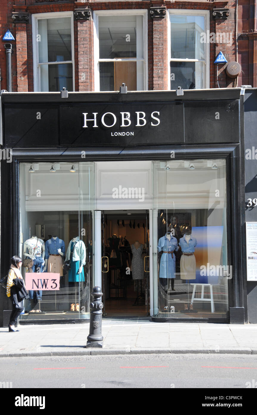 Speichern Hobbs London Designer Damenmode Damen Kleidung Mode Stil Qualität rauf Markt Mode Damenbekleidung Stockfoto