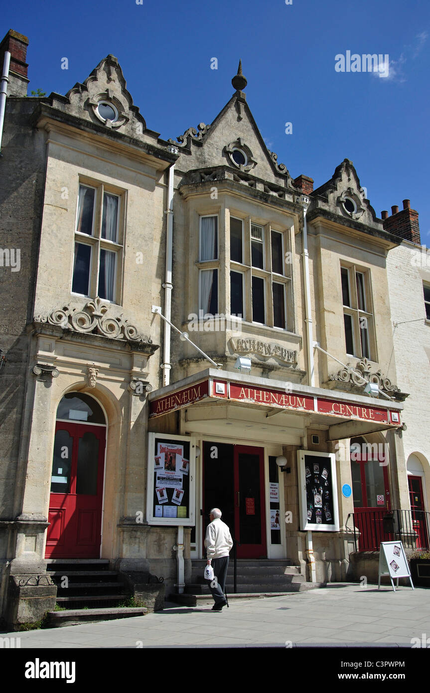 Athenaeum Centre Theatre, High Street, Warminster, Wiltshire, England, Vereinigtes Königreich Stockfoto