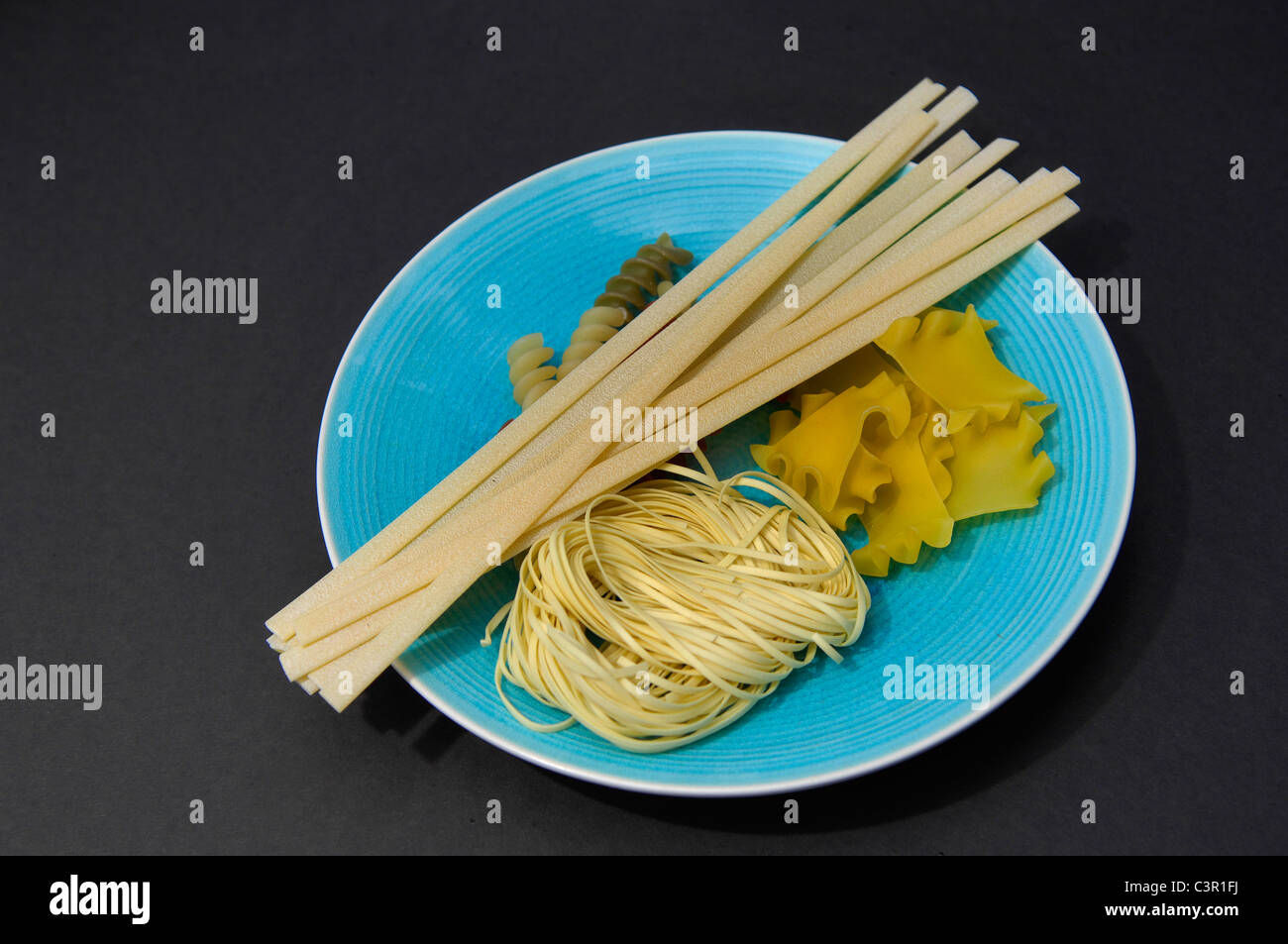 Verschiedene Pasta Stockfoto