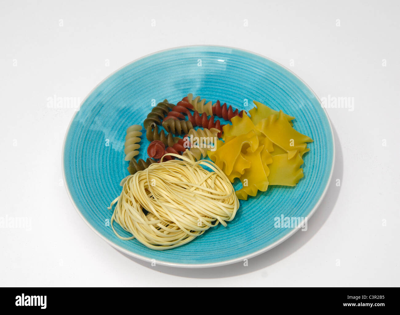 Verschiedene Pasta Stockfoto