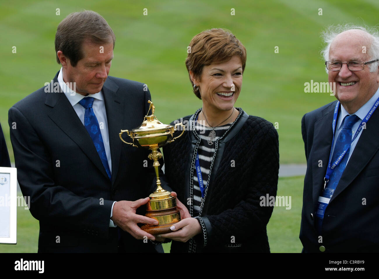 Frankreich wird als der Wirt Nation für den RYDER CUP 2018 bei Paris National Golf Club im Herbst 2018 gespielt werden angekündigt. Stockfoto