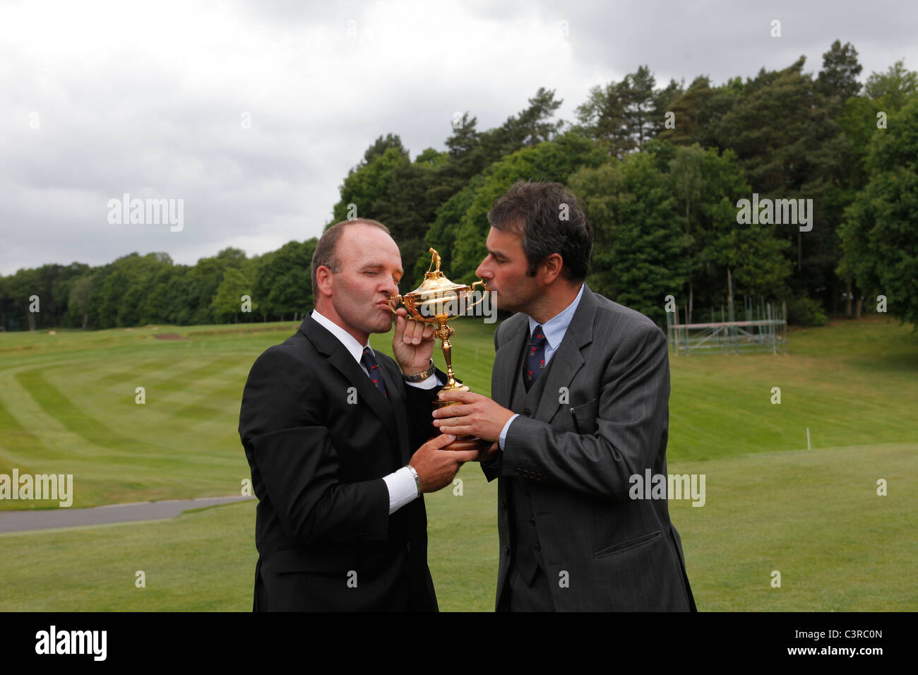 Frankreich wird als der Wirt Nation für den RYDER CUP 2018 bei Paris National Golf Club im Herbst 2018 gespielt werden angekündigt. Stockfoto