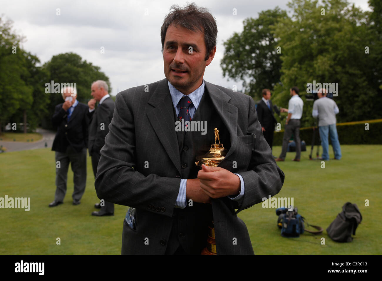Frankreich wird als der Wirt Nation für den RYDER CUP 2018 bei Paris National Golf Club im Herbst 2018 gespielt werden angekündigt. Stockfoto