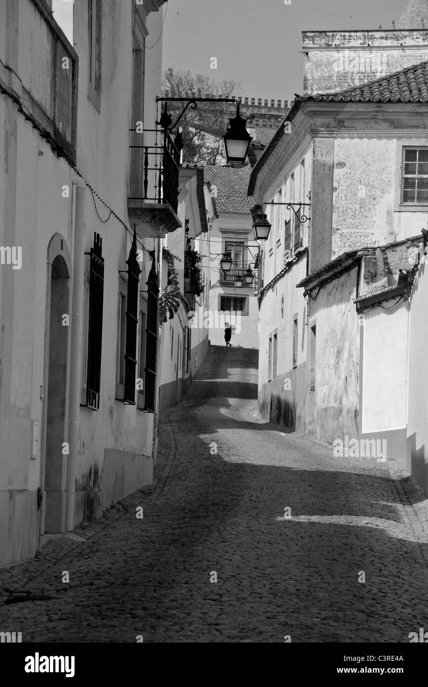 Straße in Evora, Portugal. Europa. Stockfoto