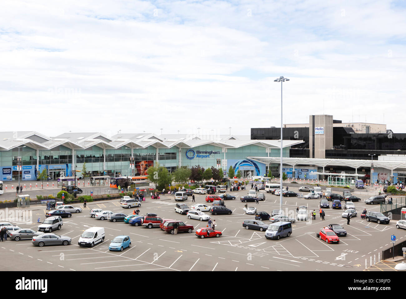 Flughafen Birmingham, England, Vereinigtes Königreich Stockfoto