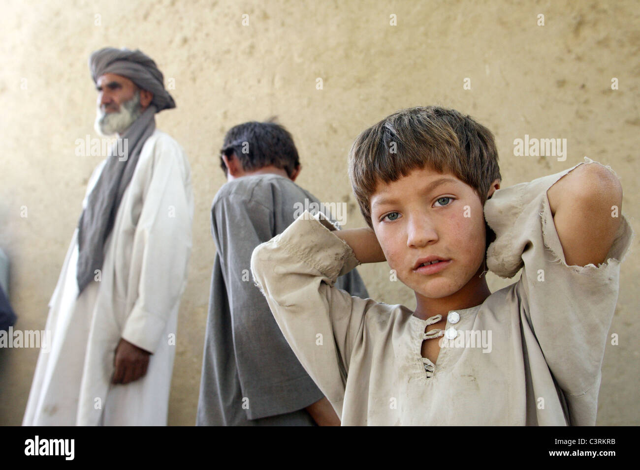 Bildnis eines Knaben, Kunduz, Afghanistan Stockfoto