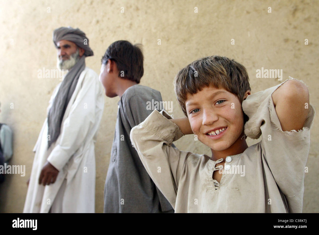 Bildnis eines Knaben, Kunduz, Afghanistan Stockfoto