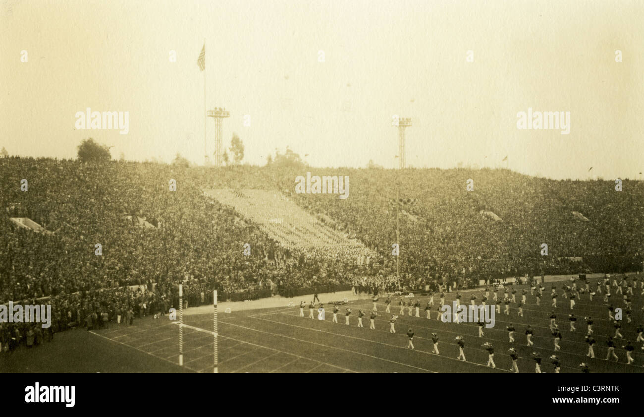 Rose Bowl 1. Januar 1940 Pasadena Fußball Spiel südlichen Kalifornien Sport Stockfoto