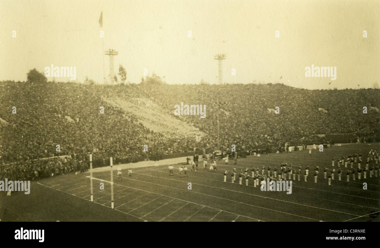 Rose Bowl 1. Januar 1940 Pasadena Fußball Spiel südlichen Kalifornien Sport Stockfoto