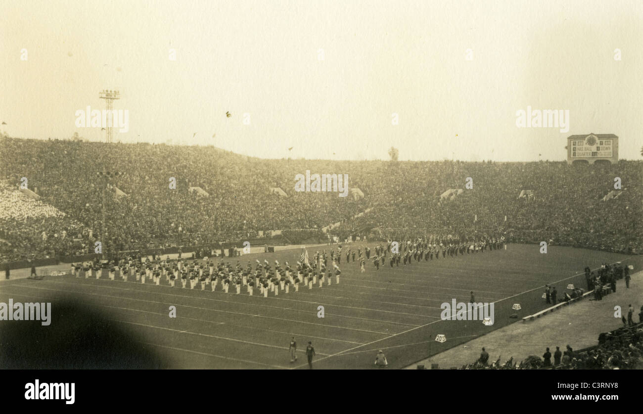 Rose Bowl 1. Januar 1940 Pasadena Fußball Spiel südlichen Kalifornien Sport Stockfoto