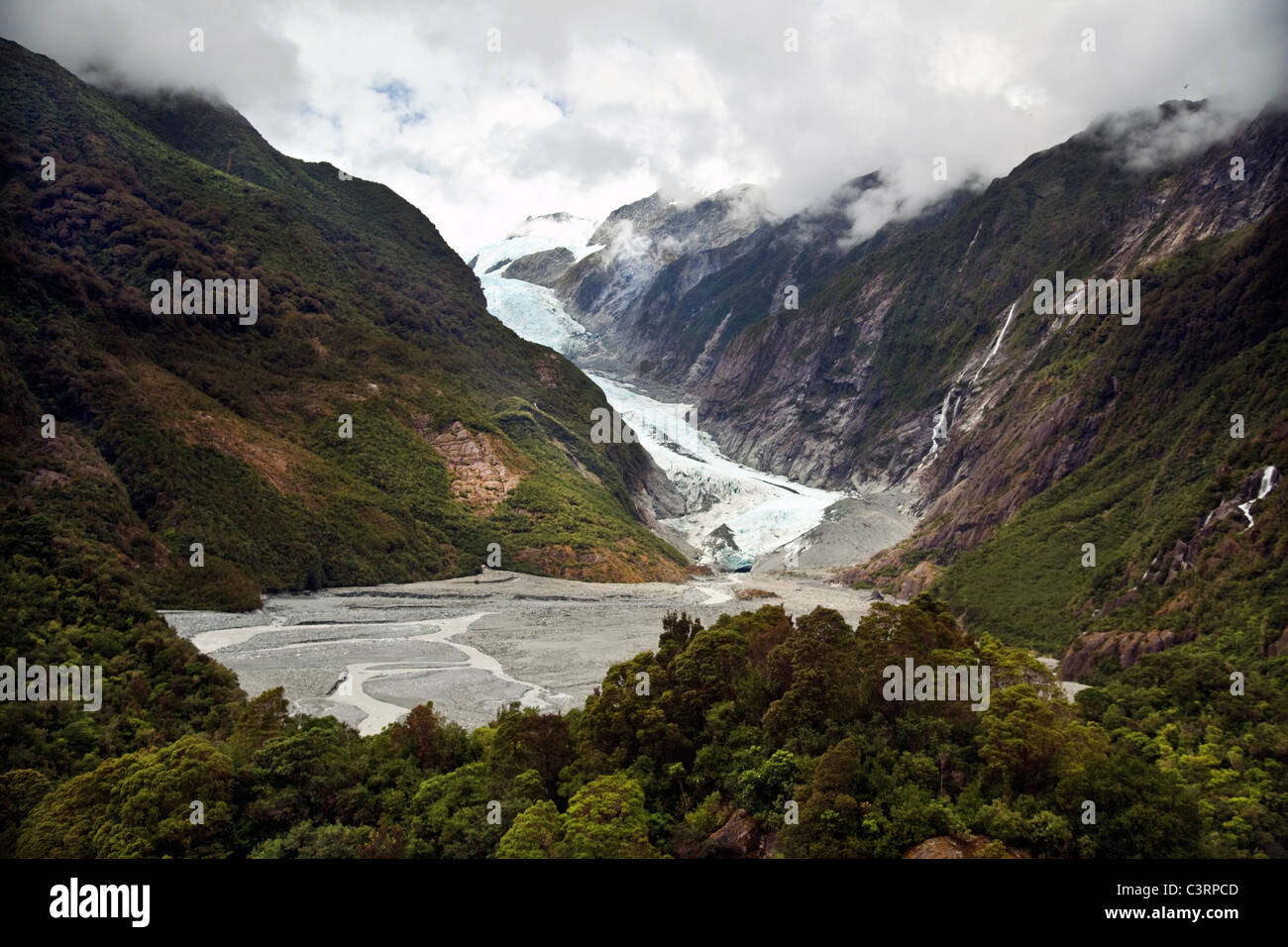 Franz Josef Gletscher-Neuseeland Stockfoto