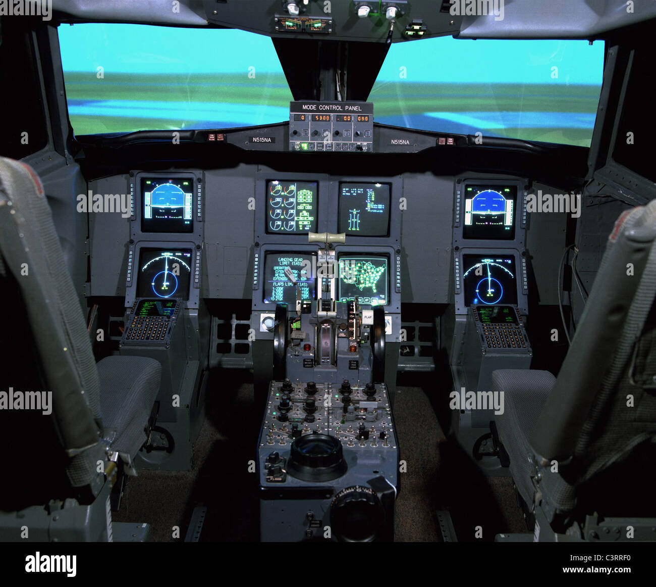 Transport-Systeme Forschung Fahrzeug (TSRV) Flugsimulator Stockfoto