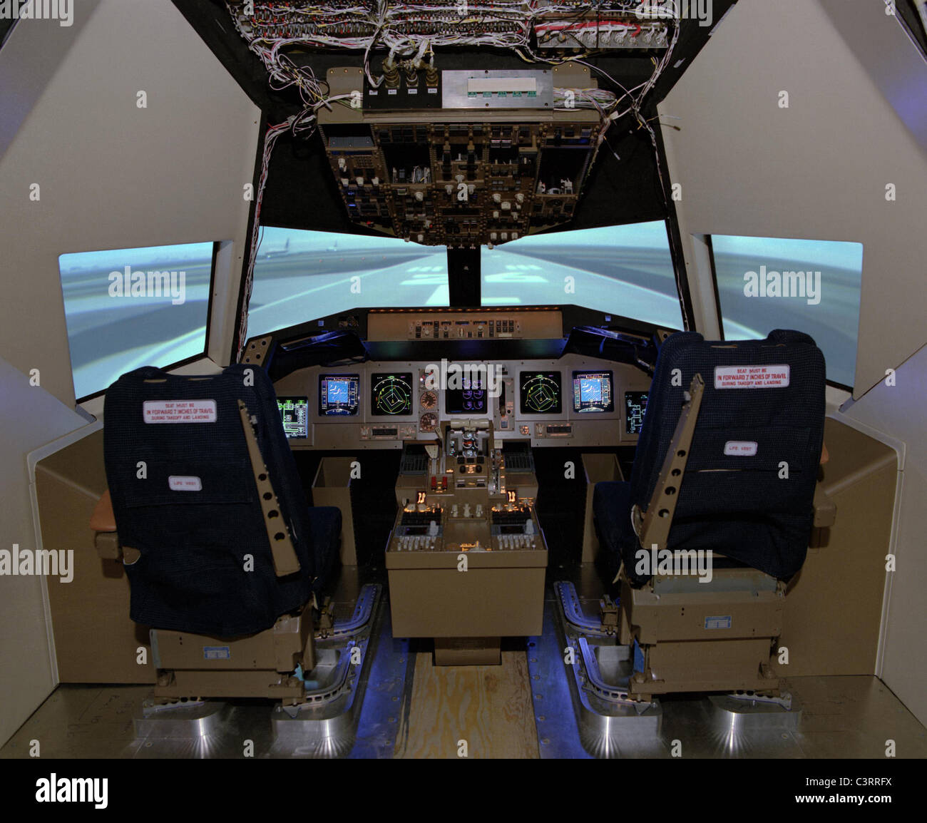 RFD-Simulator. Forschung-Cockpit-Simulator. Stockfoto