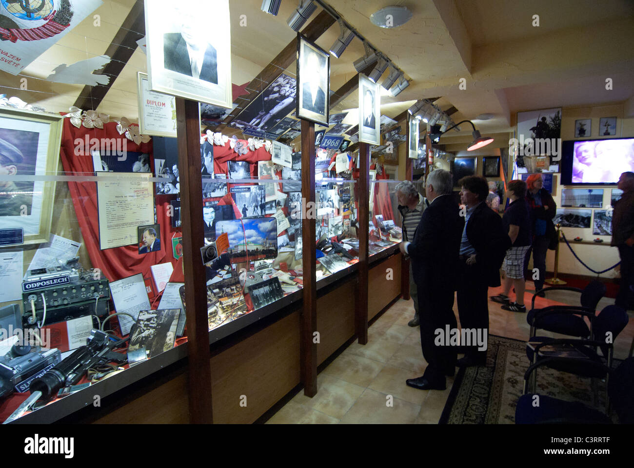 Eisernen Vorhangs Museum Rozvadov, Muzeum Zelezne Opony Tschechische Republik Deutschland Grenze Stockfoto