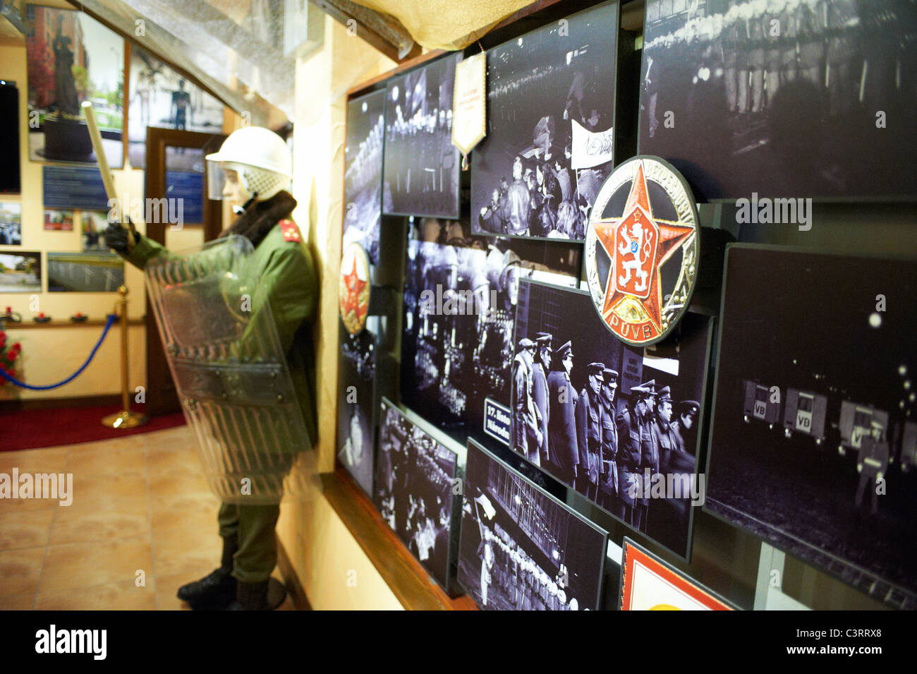 Eisernen Vorhangs Museum Rozvadov, Muzeum Zelezne Opony Tschechische Republik Deutschland Grenze Stockfoto