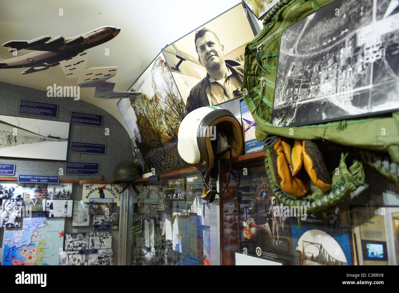 Eisernen Vorhangs Museum Rozvadov, Muzeum Zelezne Opony Tschechische Republik Deutschland Grenze Stockfoto