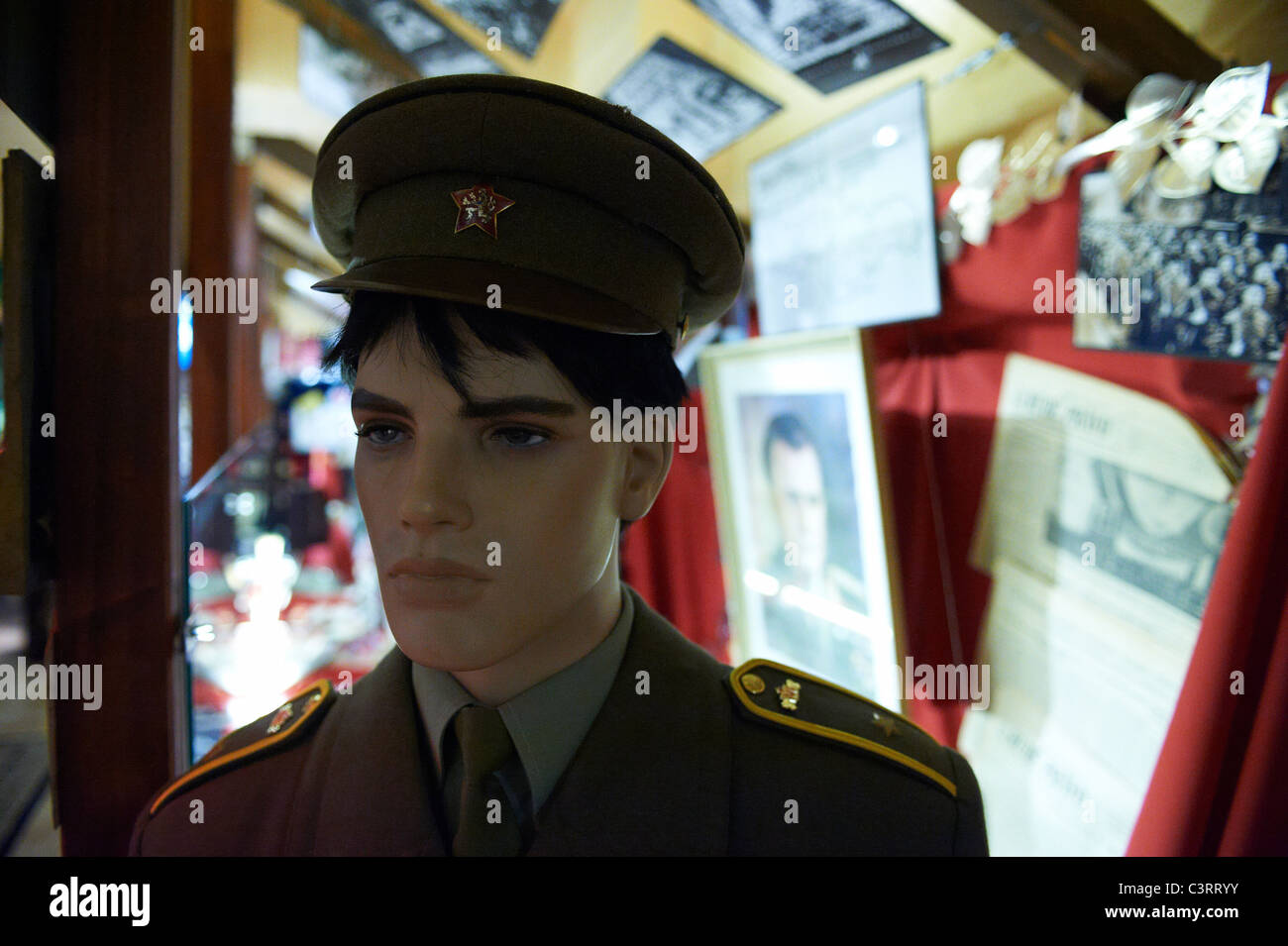 Eisernen Vorhangs Museum Rozvadov, Muzeum Zelezne Opony Tschechische Republik Deutschland Grenze Stockfoto