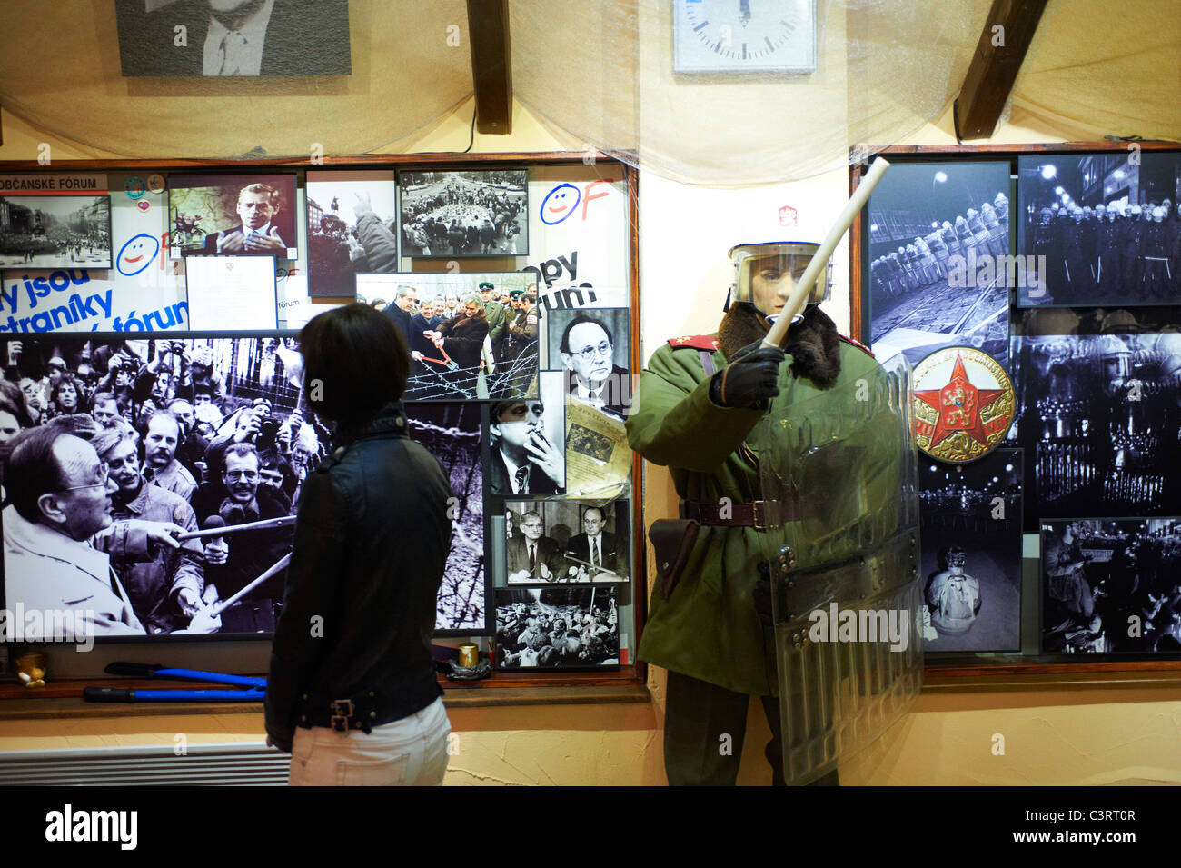 Eisernen Vorhangs Museum Rozvadov, Muzeum Zelezne Opony Tschechische Republik Deutschland Grenze Stockfoto