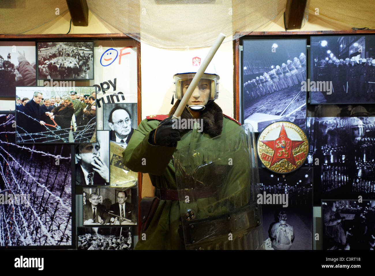 Eisernen Vorhangs Museum Rozvadov, Muzeum Zelezne Opony Tschechische Republik Deutschland Grenze Stockfoto