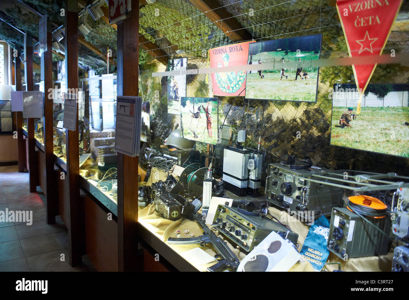Eisernen Vorhangs Museum Rozvadov, Muzeum Zelezne Opony Tschechische Republik Deutschland Grenze Stockfoto