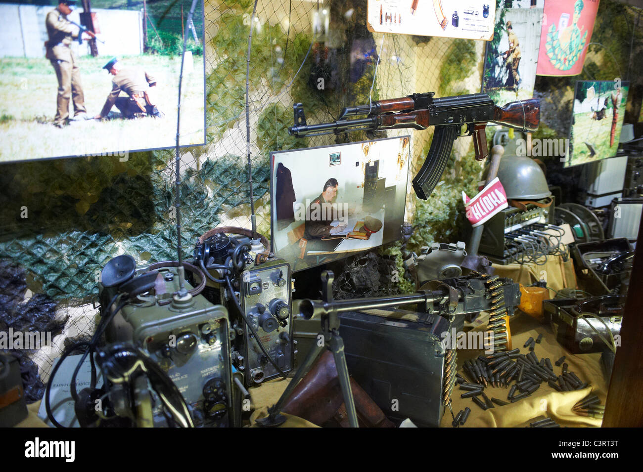 Eisernen Vorhangs Museum Rozvadov, Muzeum Zelezne Opony Tschechische Republik Deutschland Grenze Stockfoto