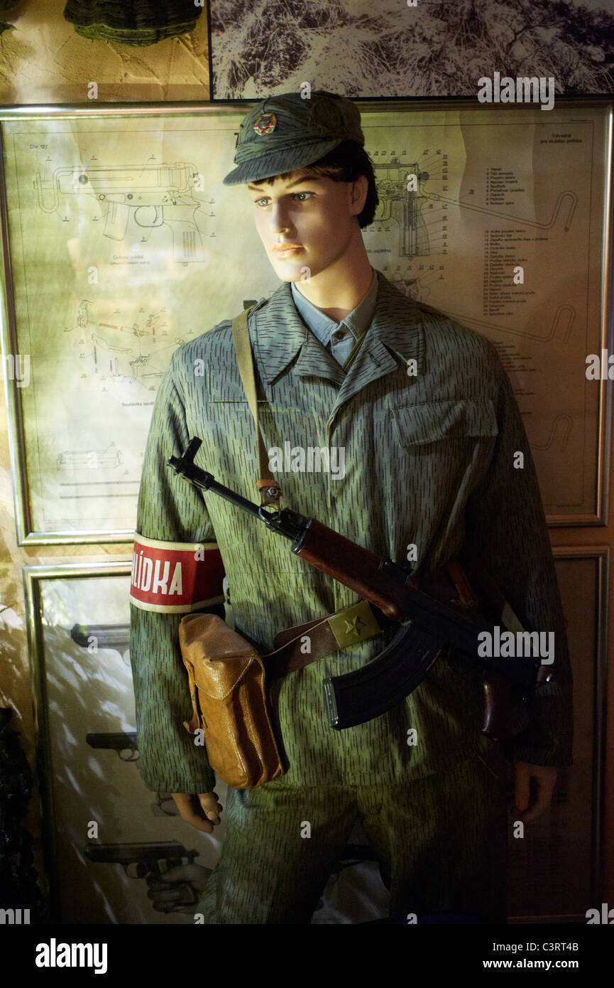 Eisernen Vorhangs Museum Rozvadov, Muzeum Zelezne Opony Tschechische Republik Deutschland Grenze Stockfoto