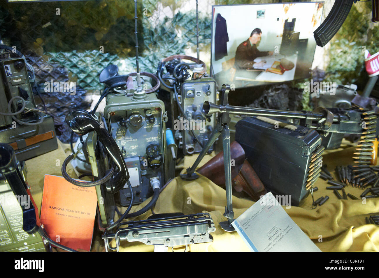 Eisernen Vorhangs Museum Rozvadov, Muzeum Zelezne Opony Tschechische Republik Deutschland Grenze Stockfoto
