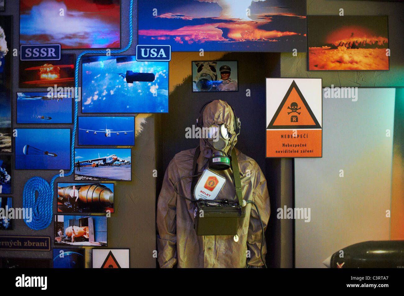 Eisernen Vorhangs Museum Rozvadov, Muzeum Zelezne Opony Tschechische Republik Deutschland Grenze Stockfoto