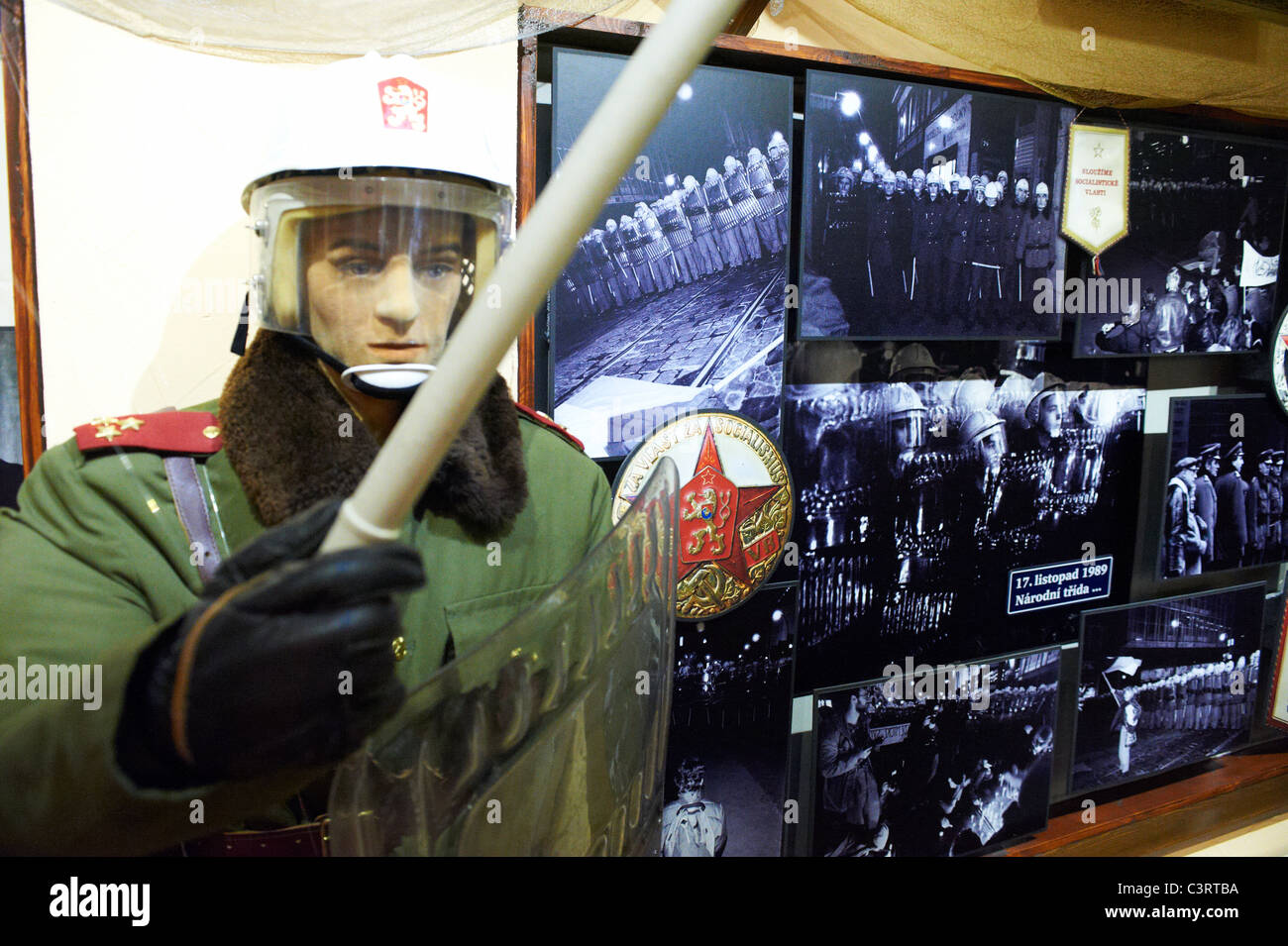 Eisernen Vorhangs Museum Rozvadov, Muzeum Zelezne Opony Tschechische Republik Deutschland Grenze Stockfoto