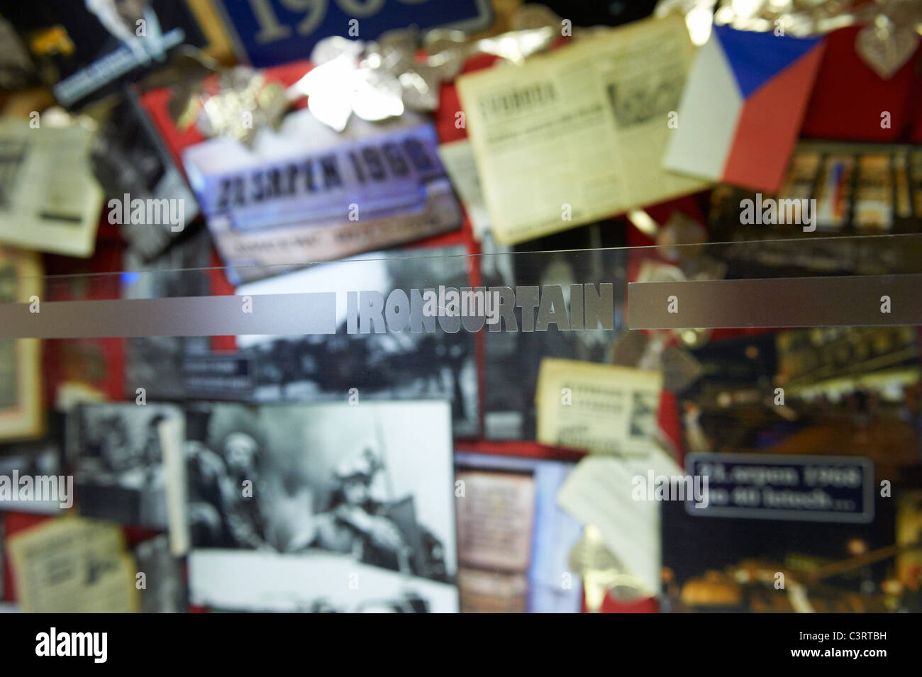 Eisernen Vorhangs Museum Rozvadov, Muzeum Zelezne Opony Tschechische Republik Deutschland Grenze Stockfoto