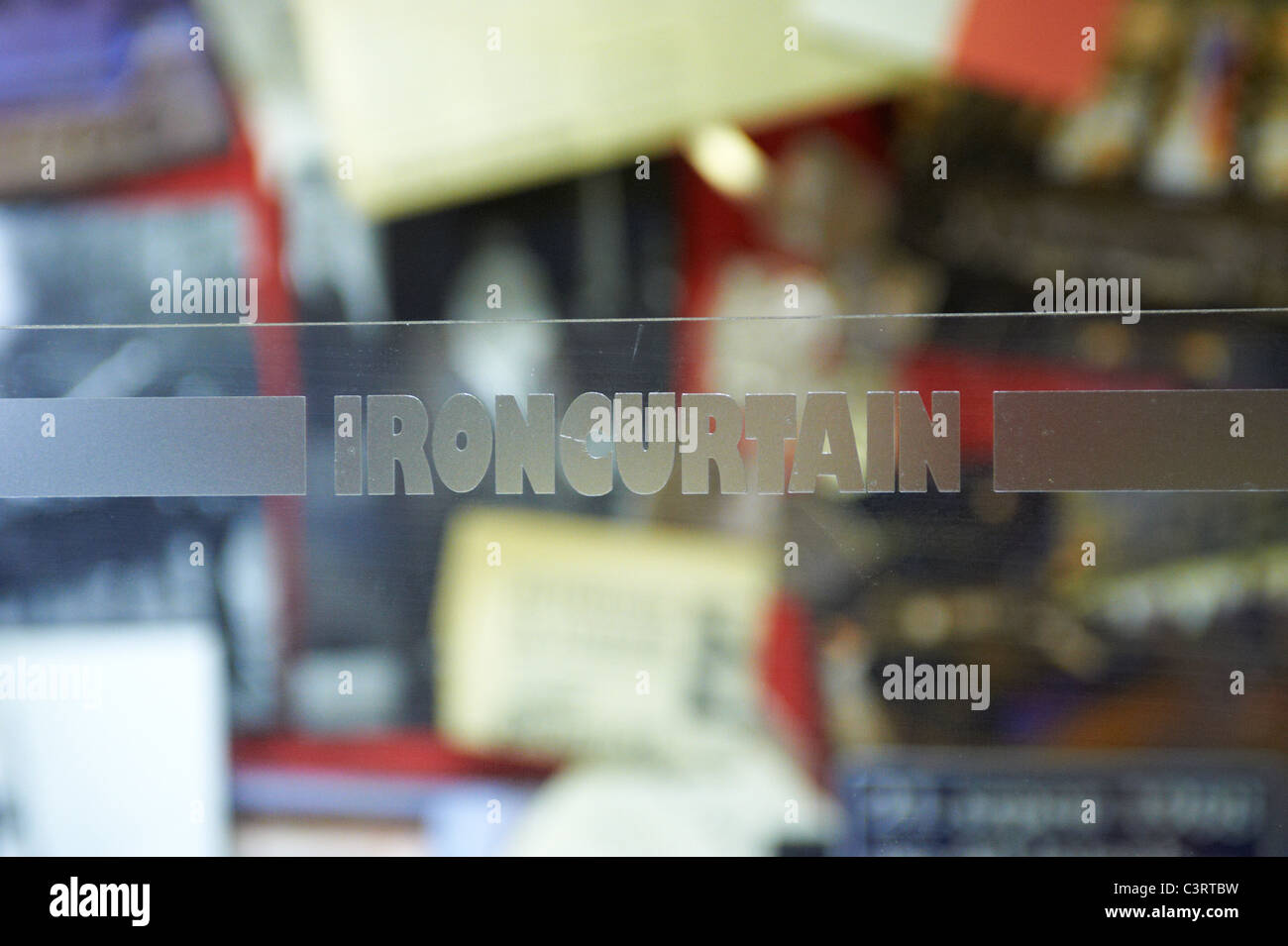 Eisernen Vorhangs Museum Rozvadov, Muzeum Zelezne Opony Tschechische Republik Deutschland Grenze Stockfoto