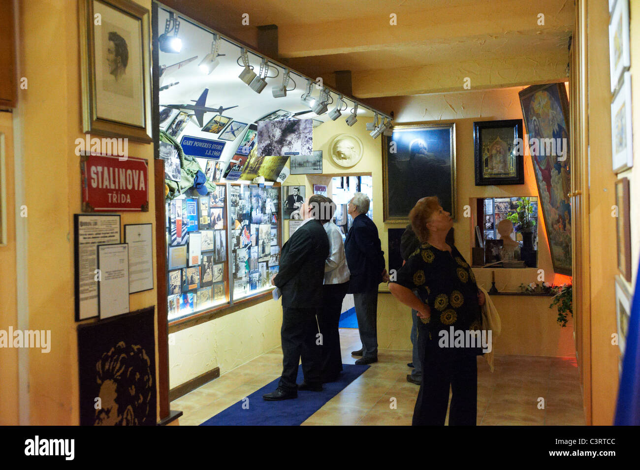 Eisernen Vorhangs Museum Rozvadov, Muzeum Zelezne Opony Tschechische Republik Deutschland Grenze Stockfoto