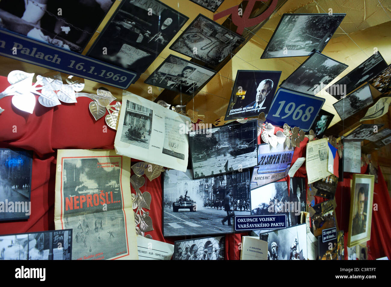 Eisernen Vorhangs Museum Rozvadov, Muzeum Zelezne Opony Tschechische Republik Deutschland Grenze Stockfoto